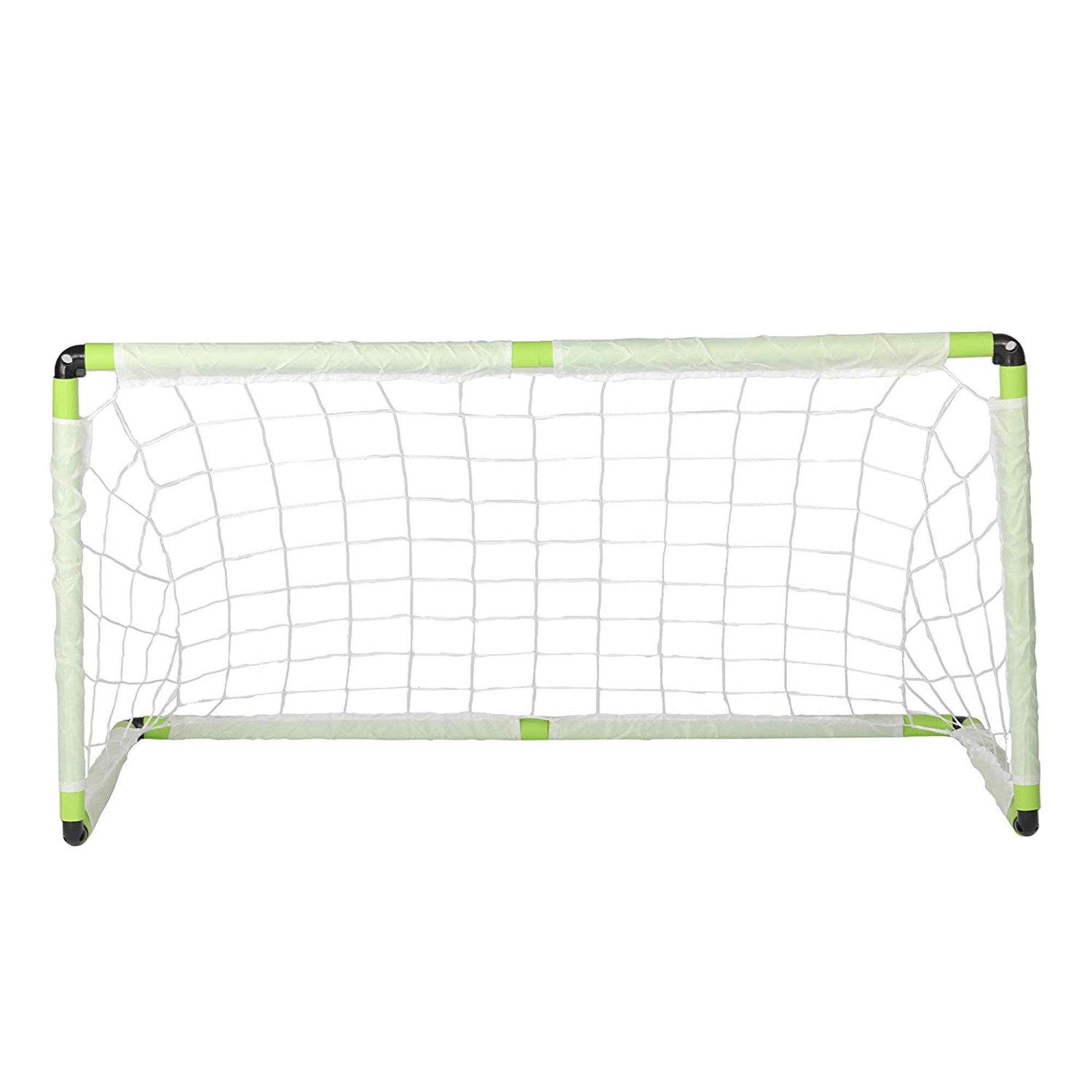 Kids Soccer Goal Portable Football Practice Net with Carry Bag and 4 Ground Stakes for Games and Training,48 x 24 x 24 inches