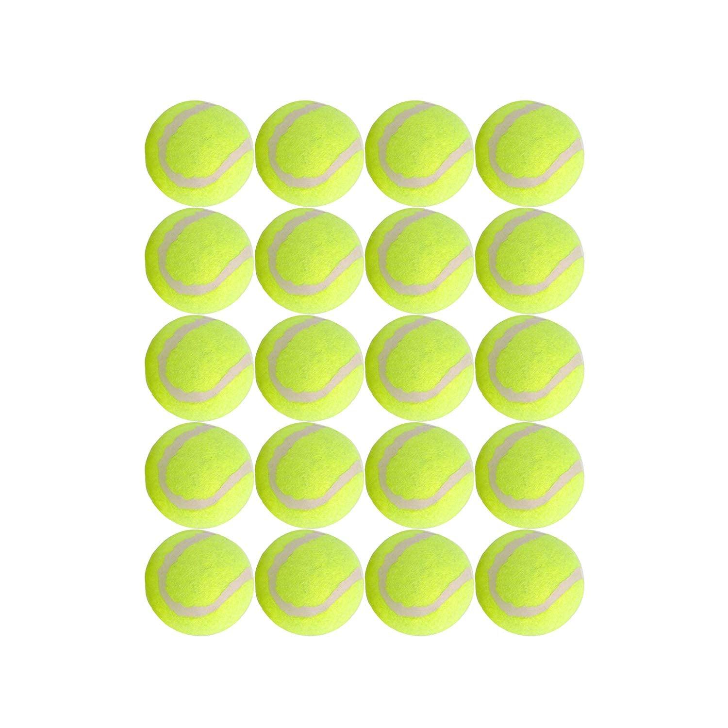 Dog Tennis Balls 20 Pack Pet Tennis Ball for Small Dogs Premium Fetch Toy Non-Toxic Non-Abrasive Material