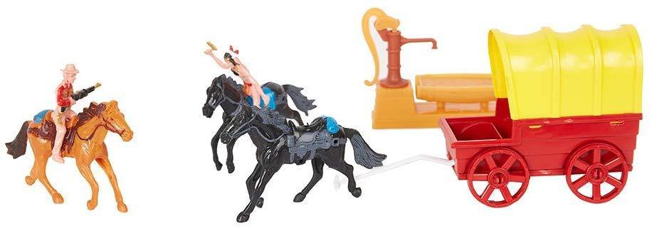Wild West Cowboy and Indian Pretend Playset Toy