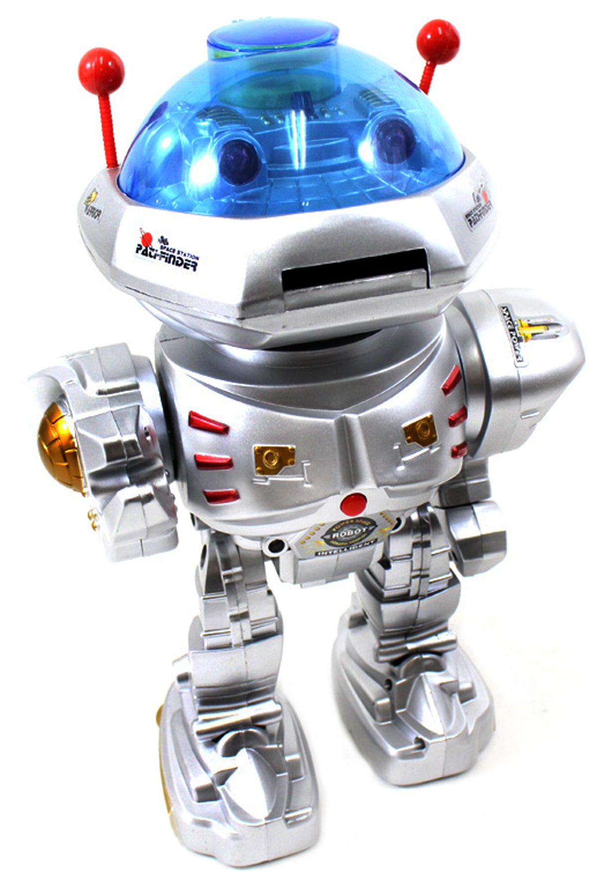 11" RC Dancing Robot w/ R/C Missle Disc Launcher