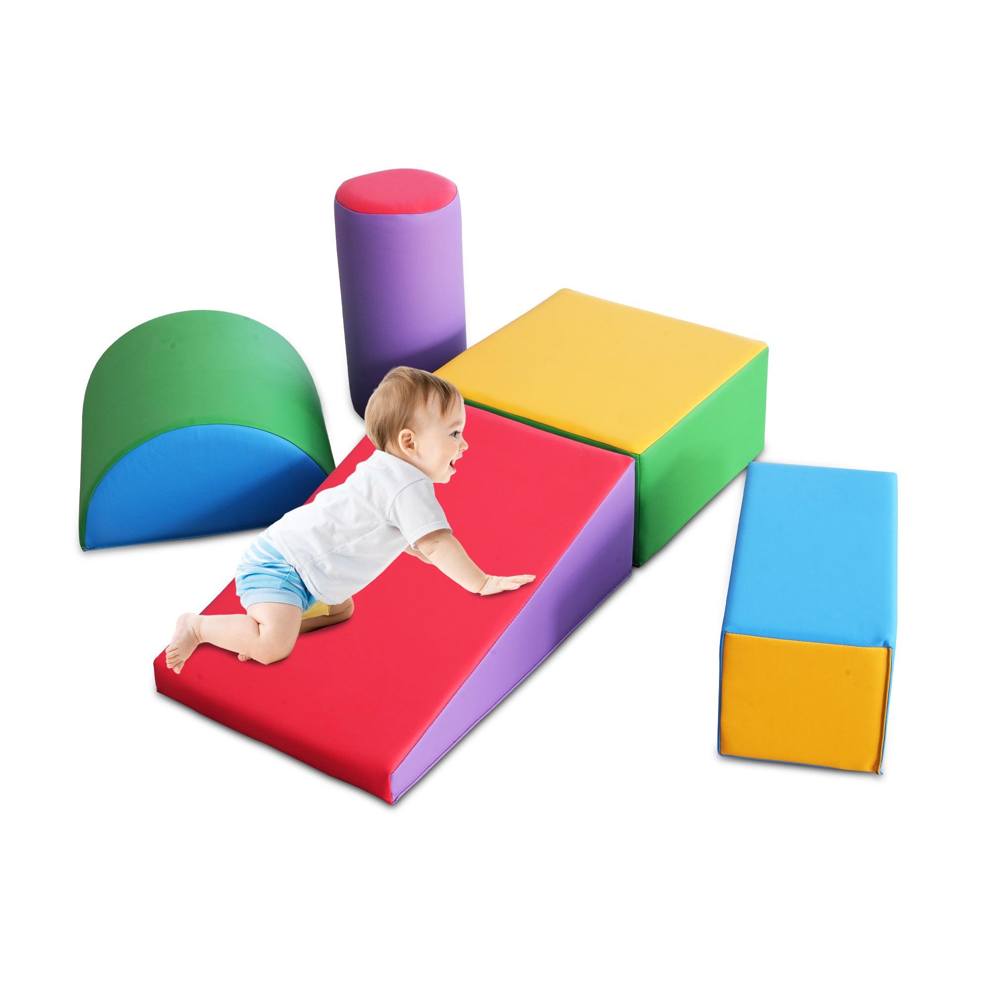 Toddler Climbing Toys 1-3, Toddler Climbing Toys Indoor Play Set, Safe Soft Foam Climbing Blocks, Indoor Activity Play Structures