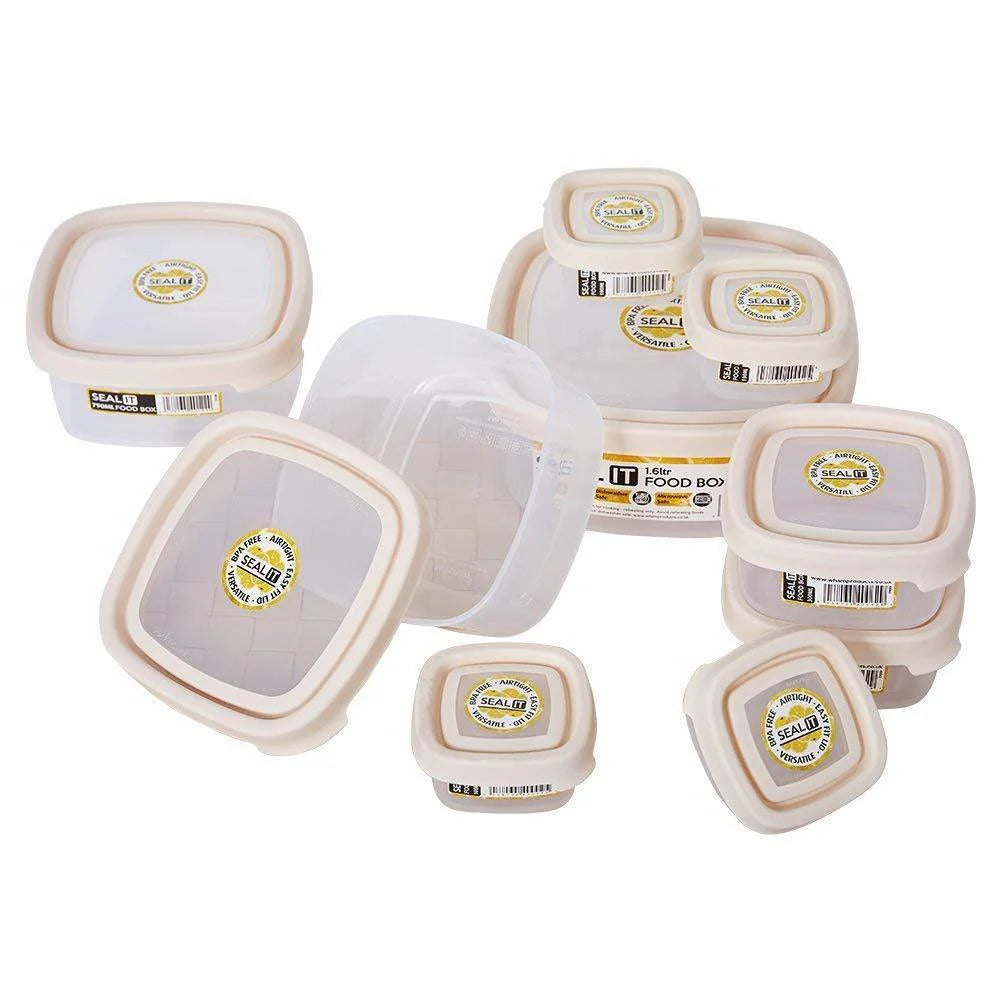 18 Piece Food Storage Container Set with Easy Locking Lids,BPA Free and 100% Leak Proof,Plastic