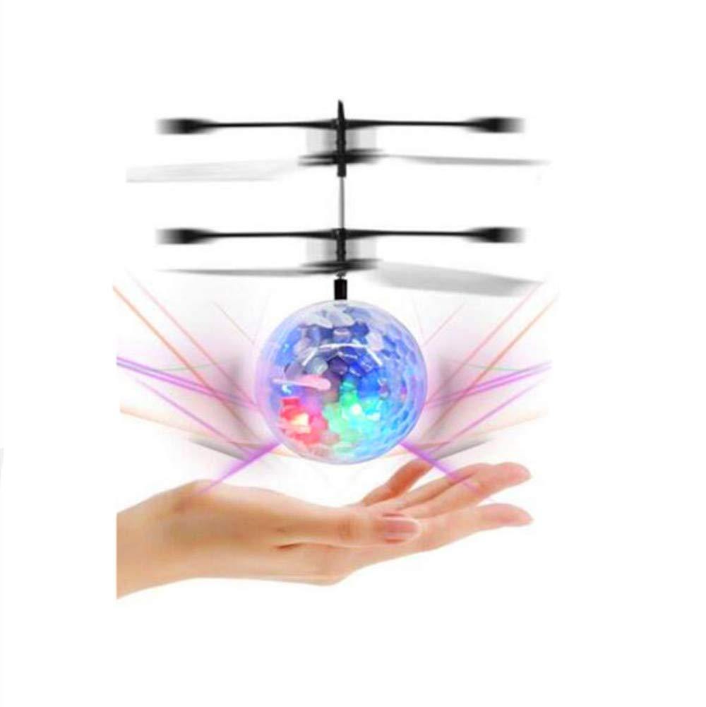 Flying Ball Infrared Induction Flying Toy for Kids Adults Built-in LED Light