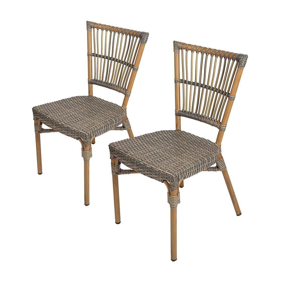 Indoor Outdoor Use Garden Lawn Backyard Bistro Cafe Stack Chair,All Weather Resistant