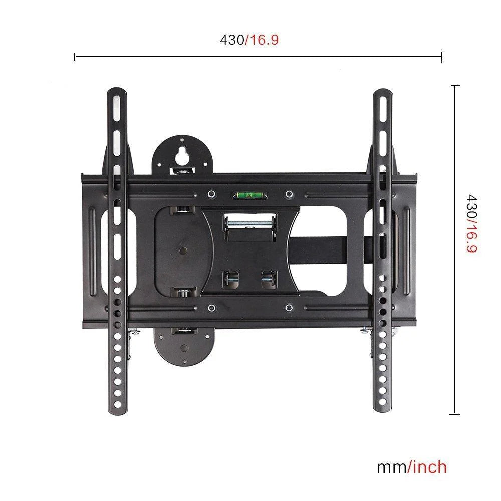 TV Wall Mount for 23-55 inch TV Adjustable TV Holder with Full Motion Swivel Articulating Dual Arms Black