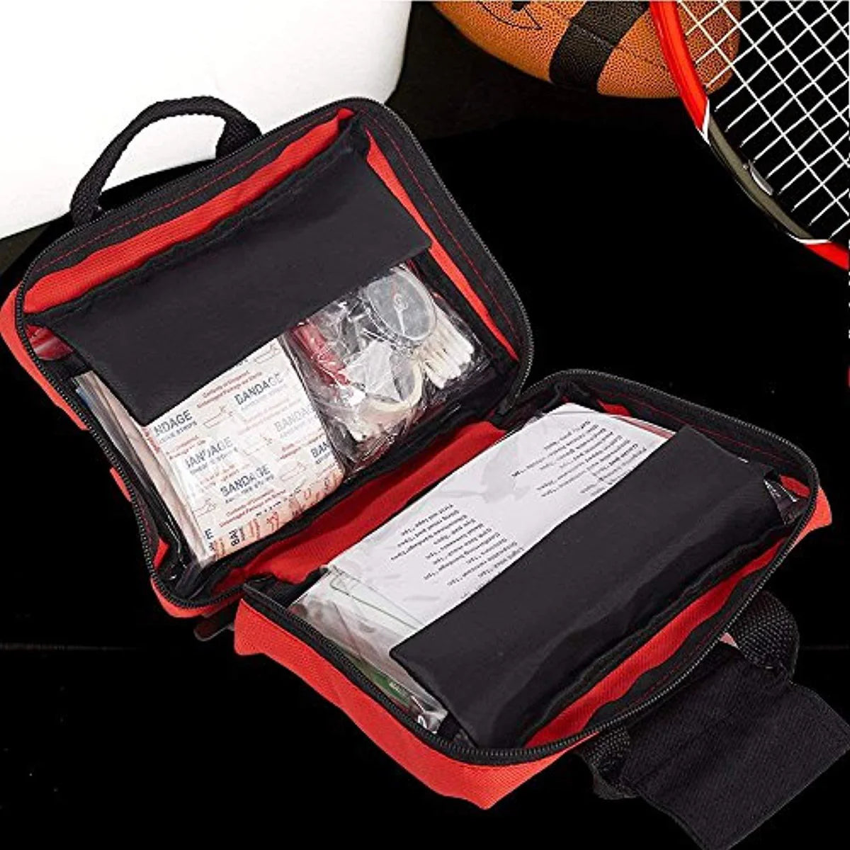 Deluxe First Aid Kit Refill, unitized, Red