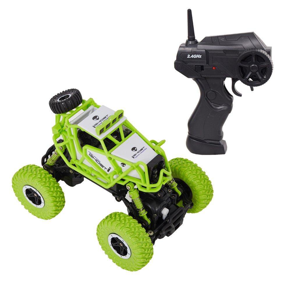 2.4GHz Racing Cars RC Cars Remote Control Cars Electric Rock Crawler Radio Control Vehicle Off Road Cars Green