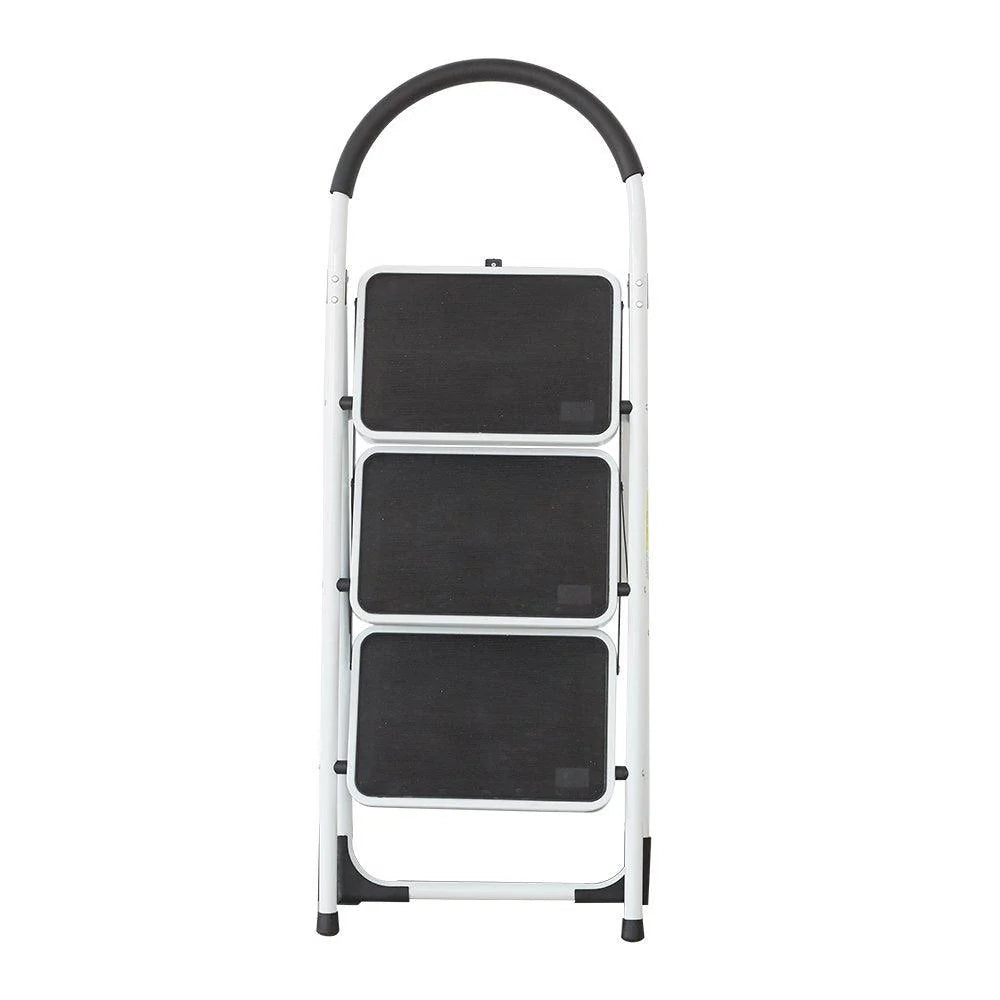 Portable Anti-Slip 3 Step Ladder Folding Lightweight Steel Step Stool Platform 330LBS Capacity