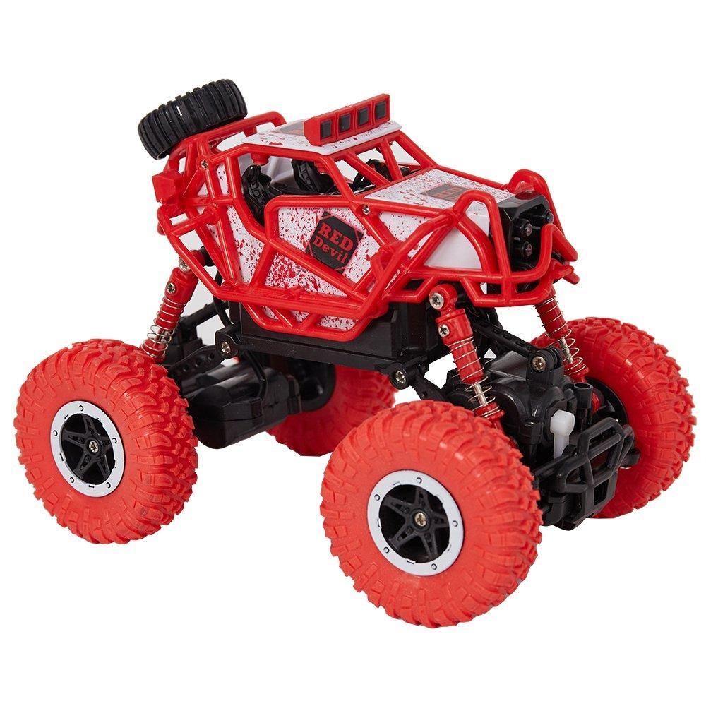 2.4Ghz 1:43 Dune Buggy Monster Truck Electric Hobby Fast Race Car with Rechargeable Battery Red