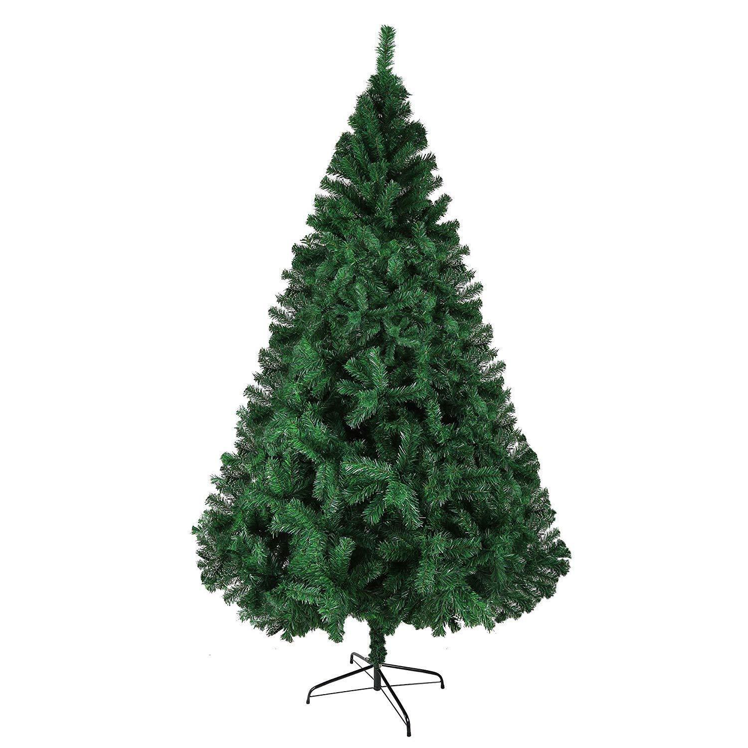 8' Premium Spruce Artificial Christmas Tree w/Metal Stand, Green