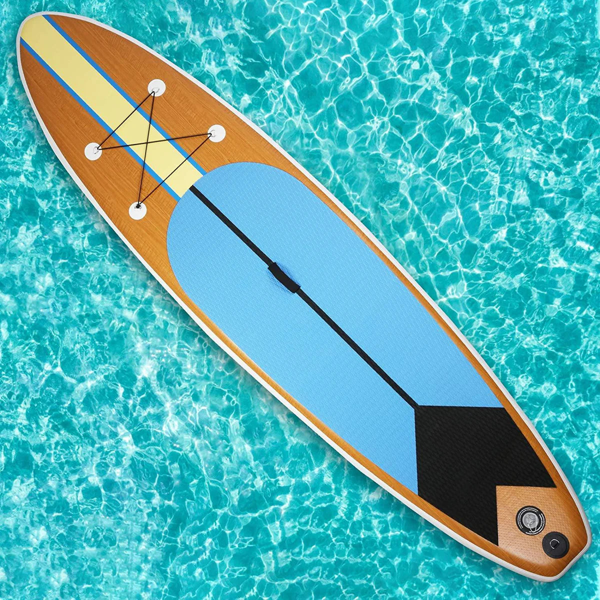 Inflatable Paddle Boards with Surf Board Accessories & Carry Bag Bottom Fin Paddling Surf Control, Non-Slip Deck