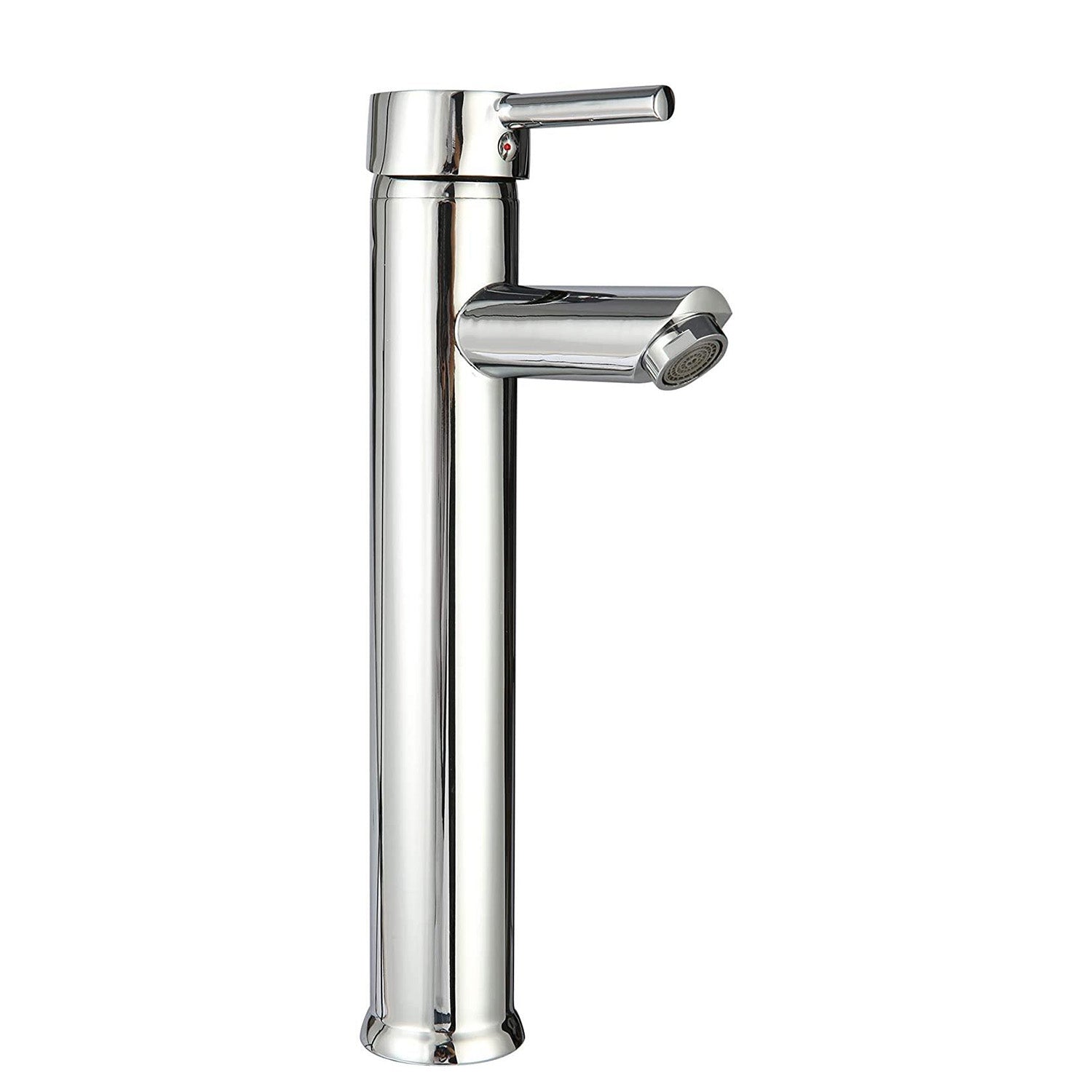 Single Hole Bathroom Vessel Sink Faucet, Single Handle Stainless Steel Tap for Bathroom Rv Wet Bar Sinks, Chrome