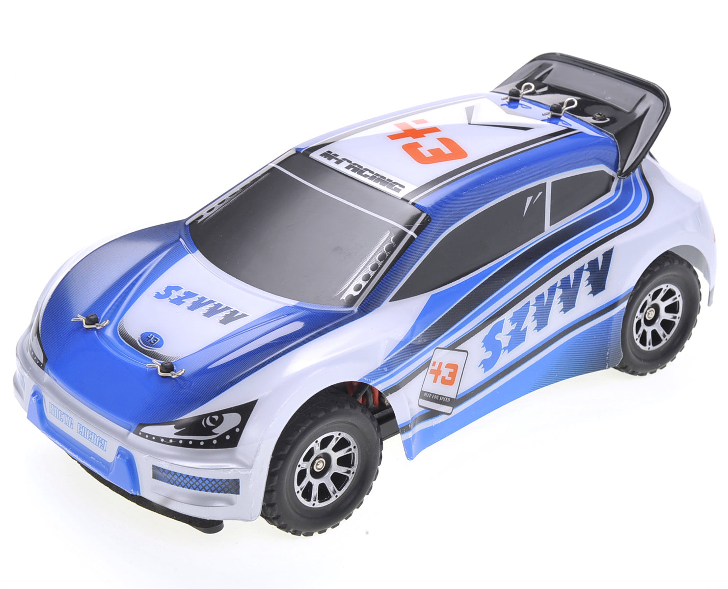 1:18 RC 2.4Gh 4WD Remote Control Rally Car (Blue)