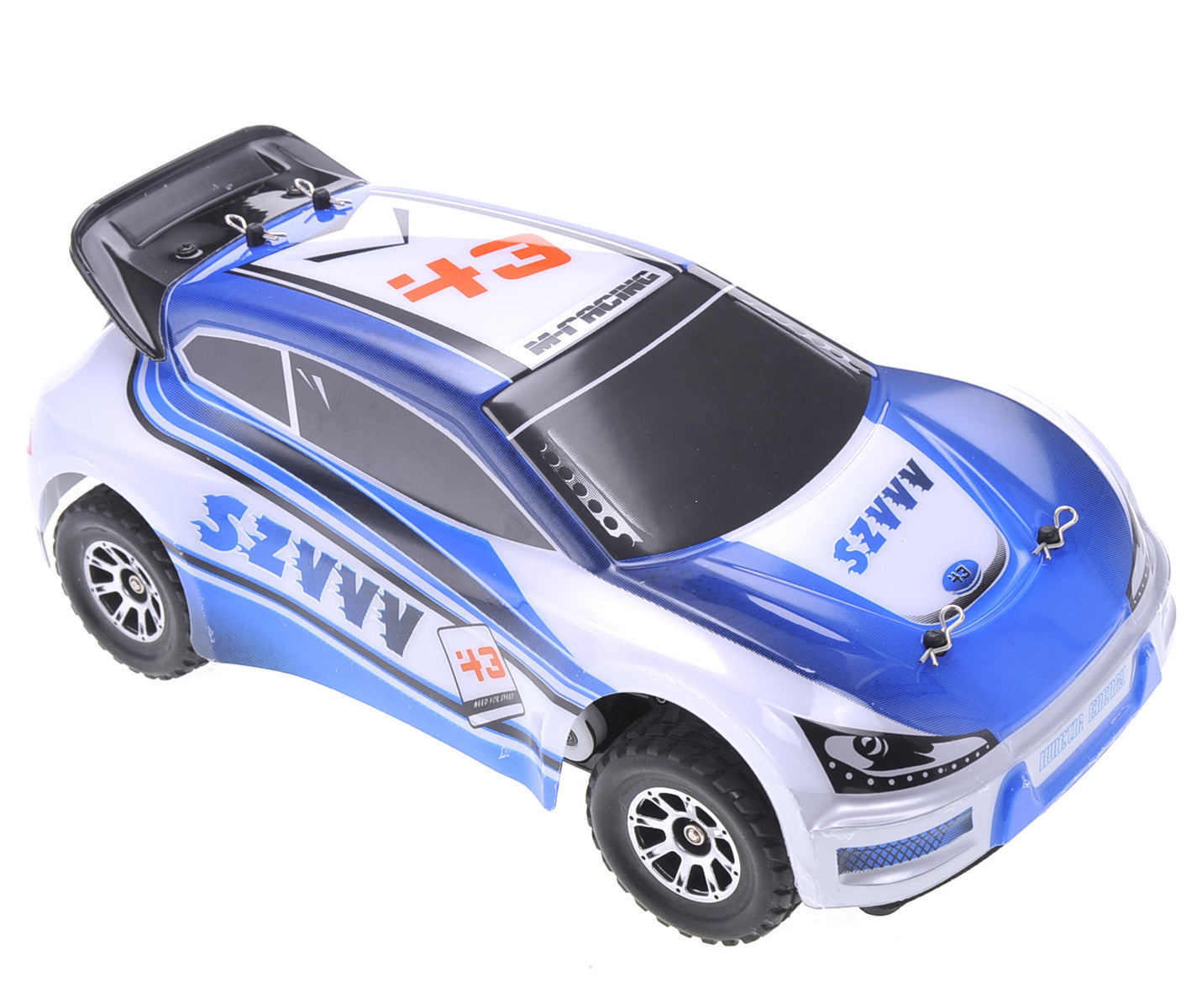 1:18 RC 2.4Gh 4WD Remote Control Rally Car (Blue)