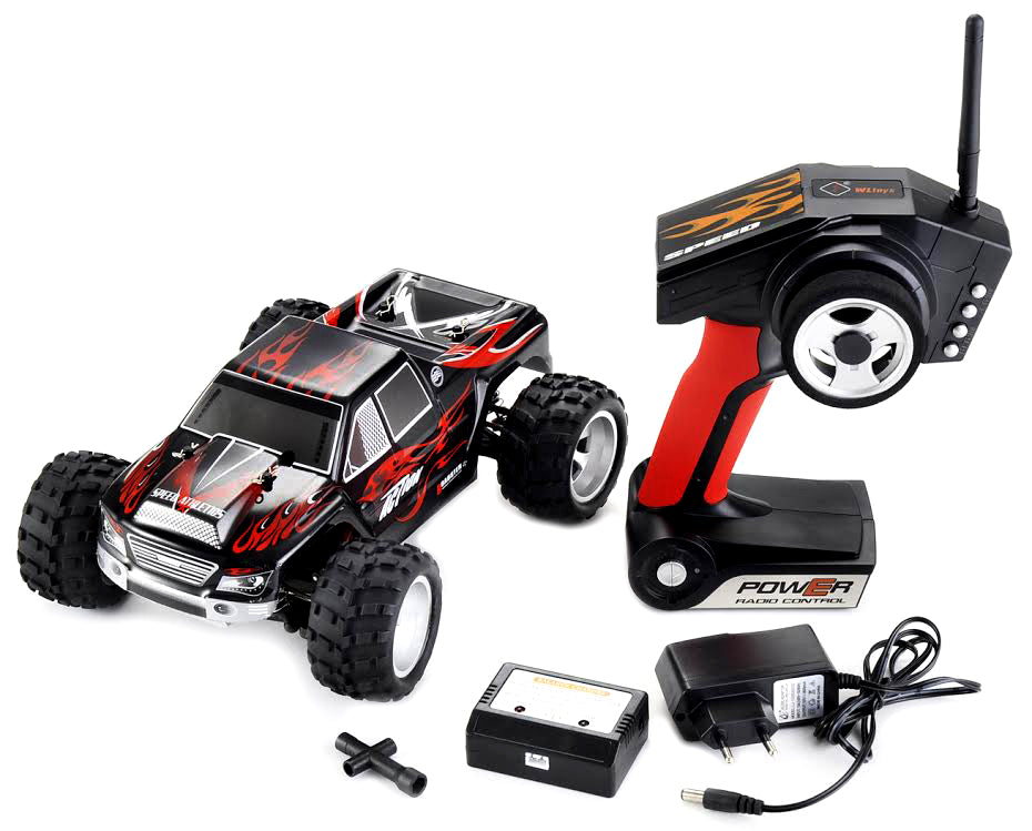 1:18 RC 2.4Gh 4WD Remote Control Off-Road Truck (Black)