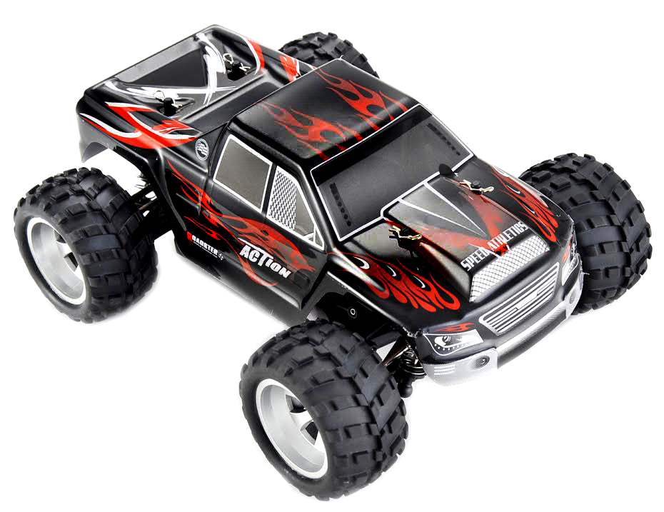 1:18 RC 2.4Gh 4WD Remote Control Off-Road Truck (Black)