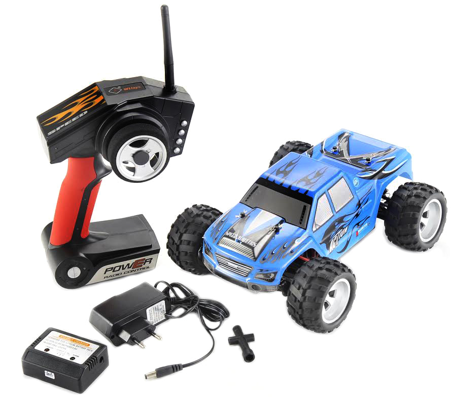 1:18 RC 2.4Gh 4WD Remote Control Off-Road Truck (Blue)