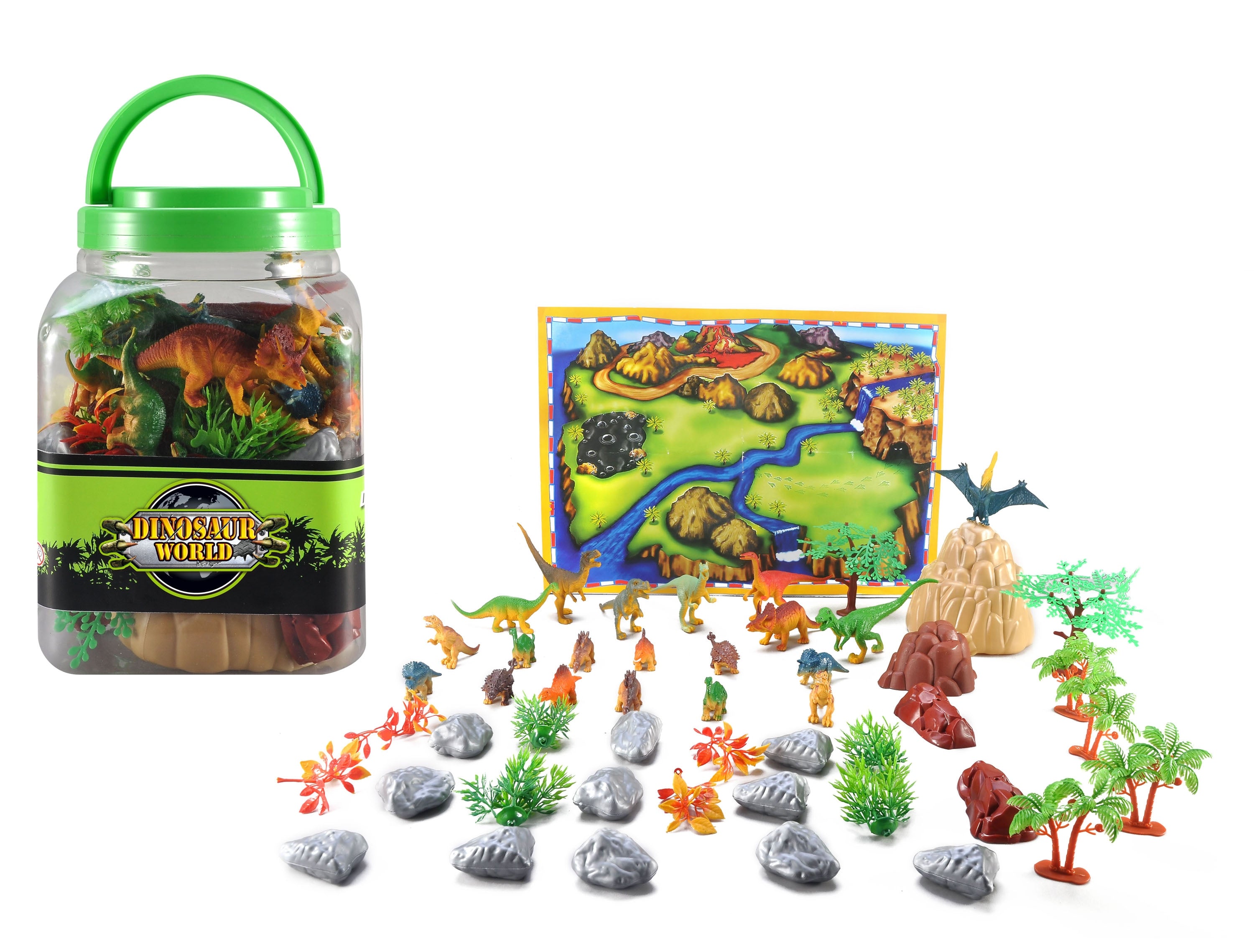 50 Piece Dinosaur Play Set