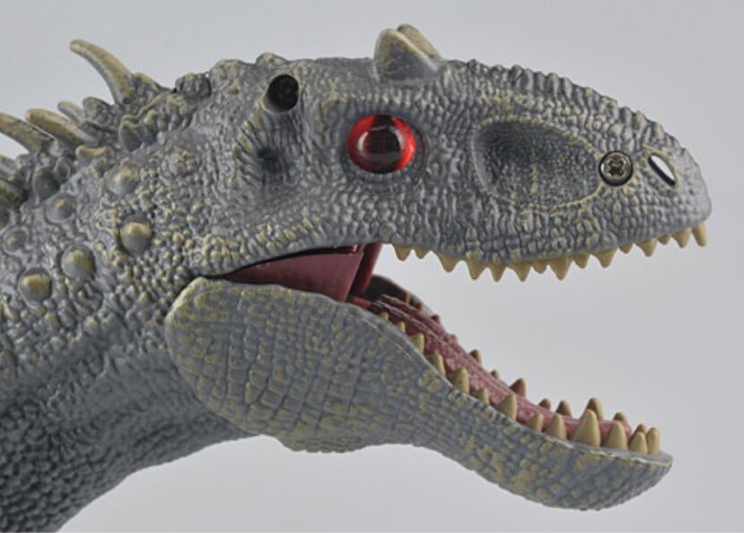 R/C Dino Jurassic Walking Roaring Tyrannosaurus Gray