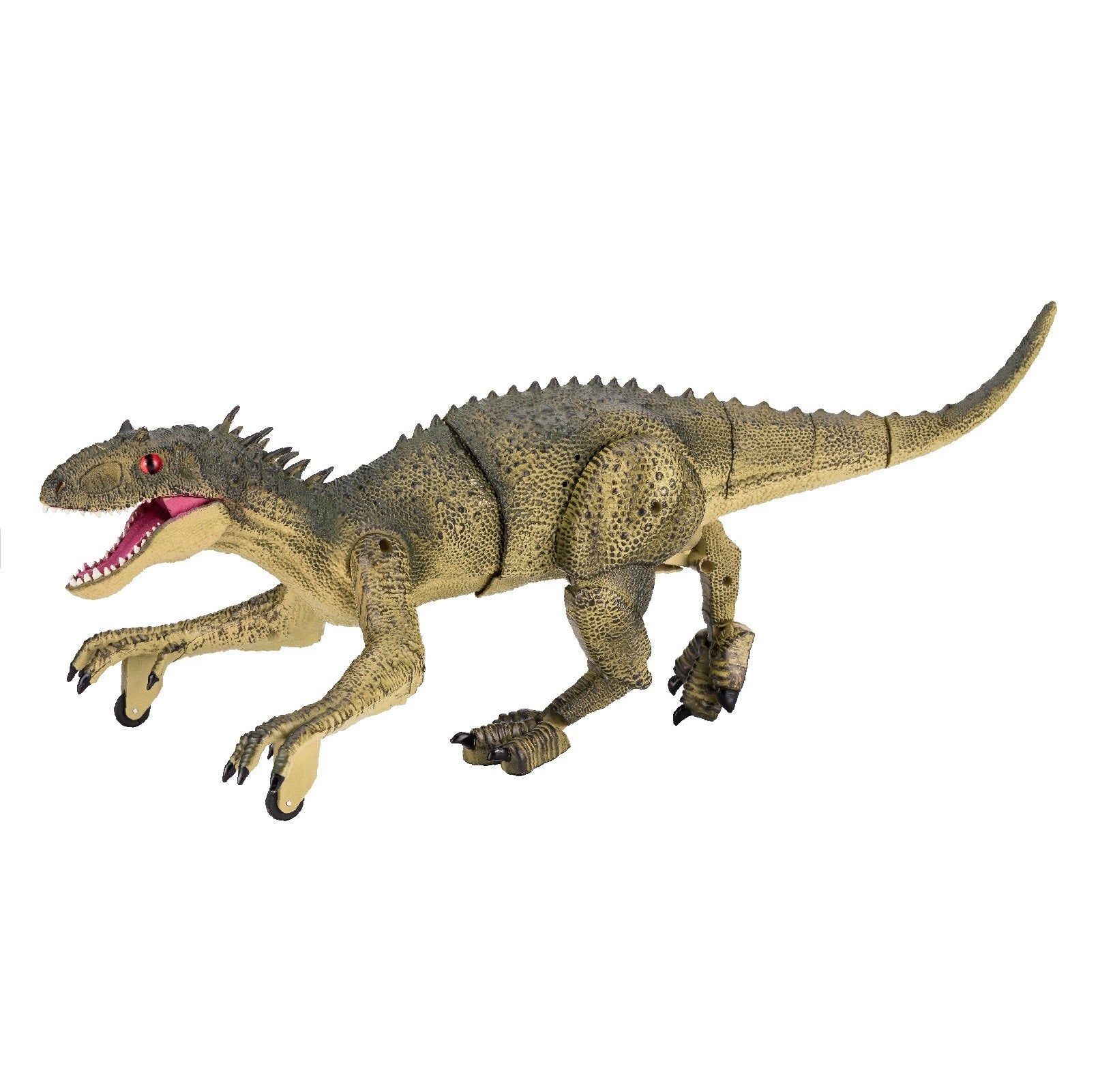 R/C Dino Jurassic Walking Roaring Tyrannosaurus Green