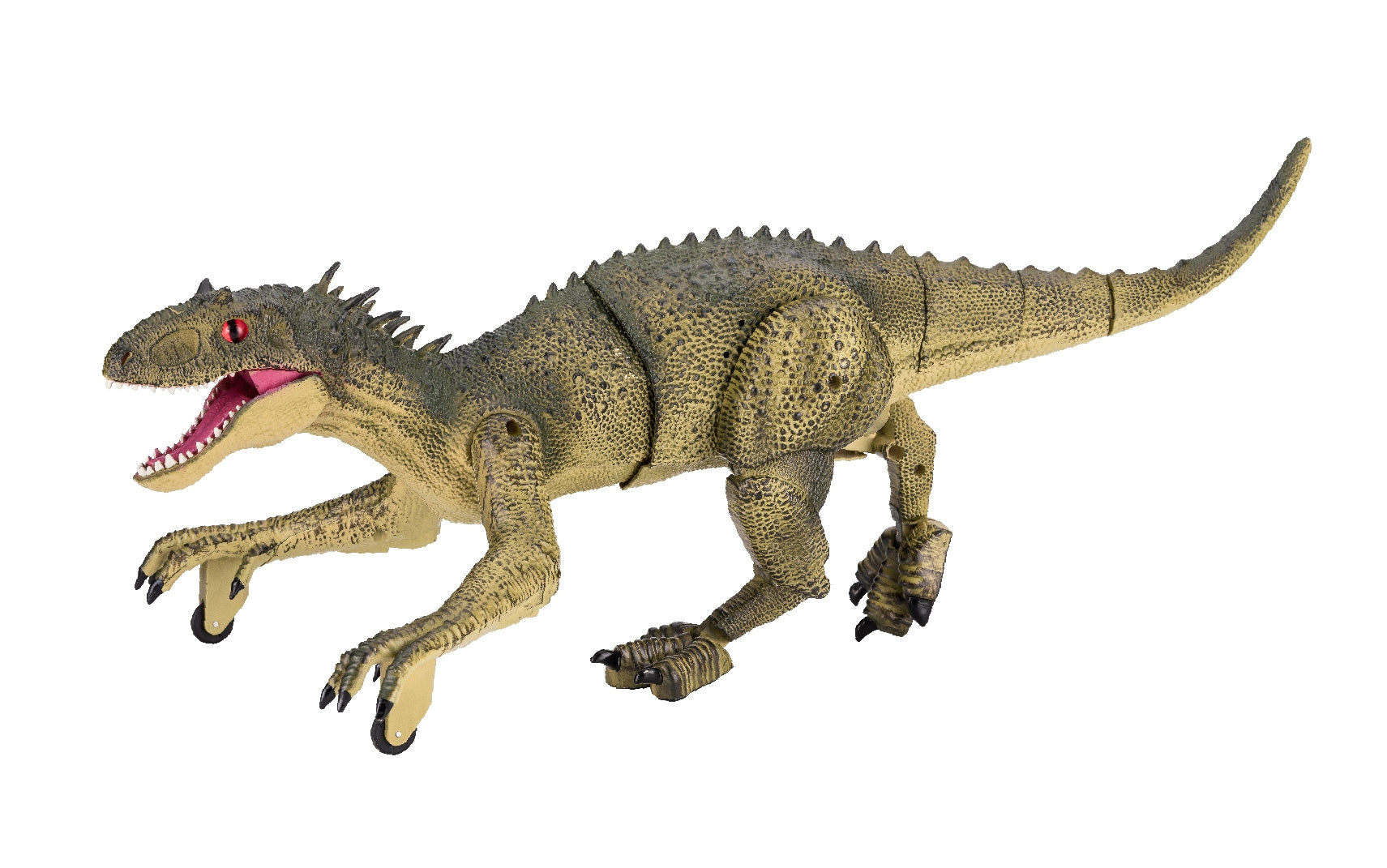 R/C Dino Jurassic Walking Roaring Tyrannosaurus Green