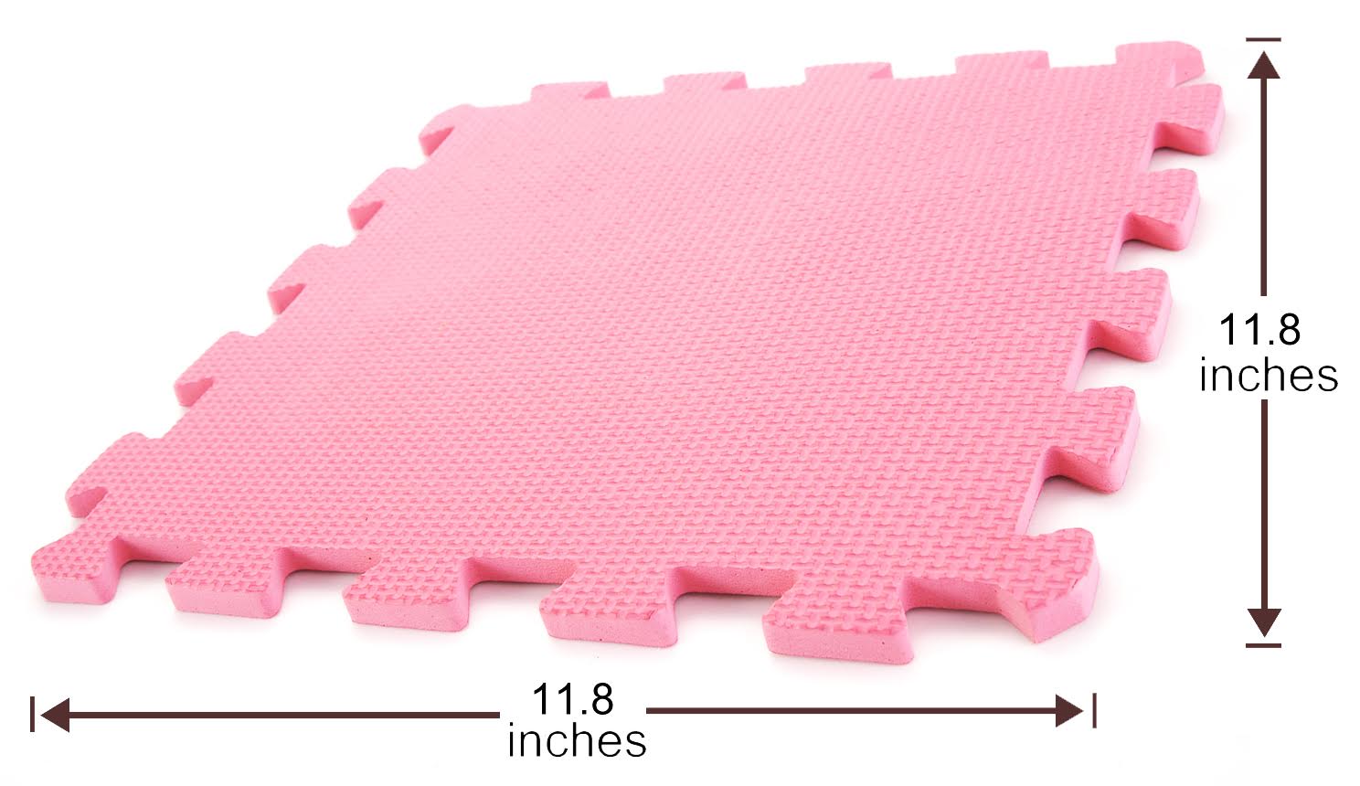 Foam Puzzle Mat 10 12"X12" Connectable Pieces