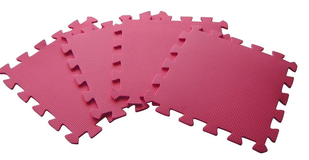 Foam Puzzle Mat 10 12"X12" Connectable Pieces