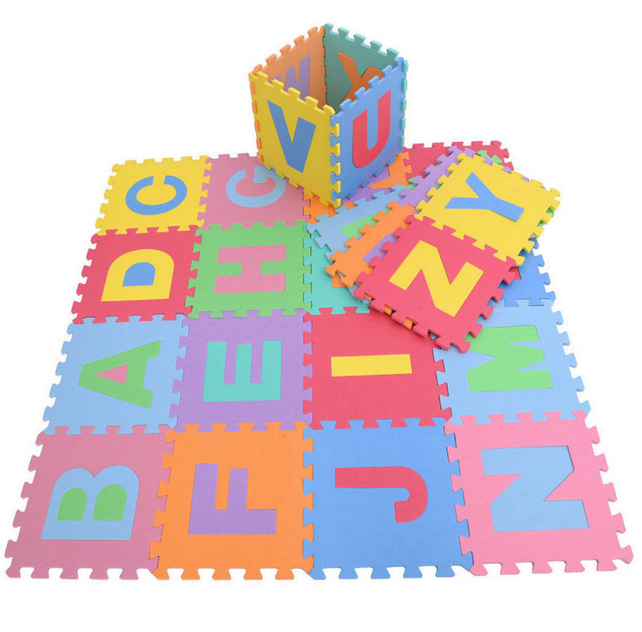 Kids Alphabet And Number Puzzle Play Mat