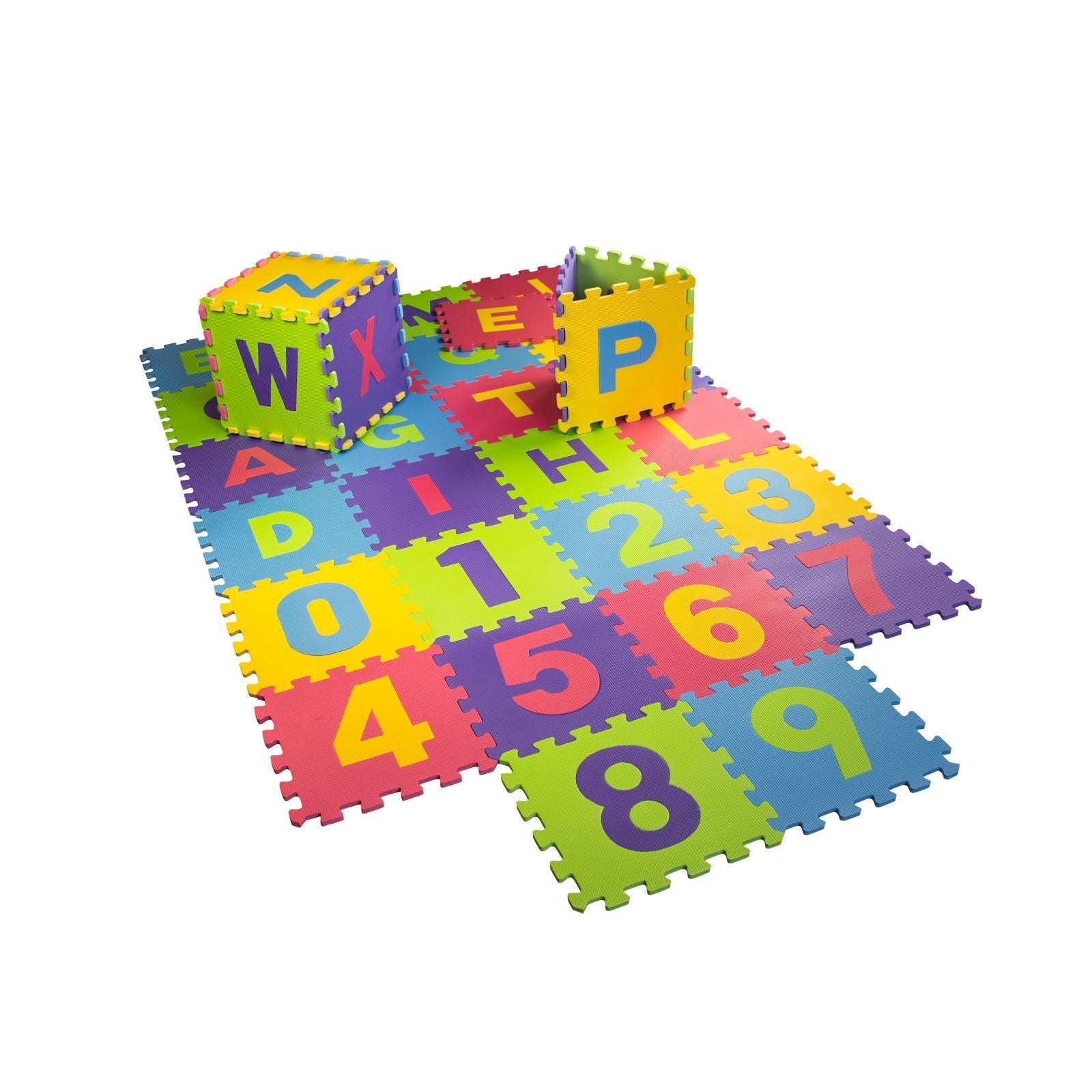 Kids Alphabet And Number Puzzle Play Mat