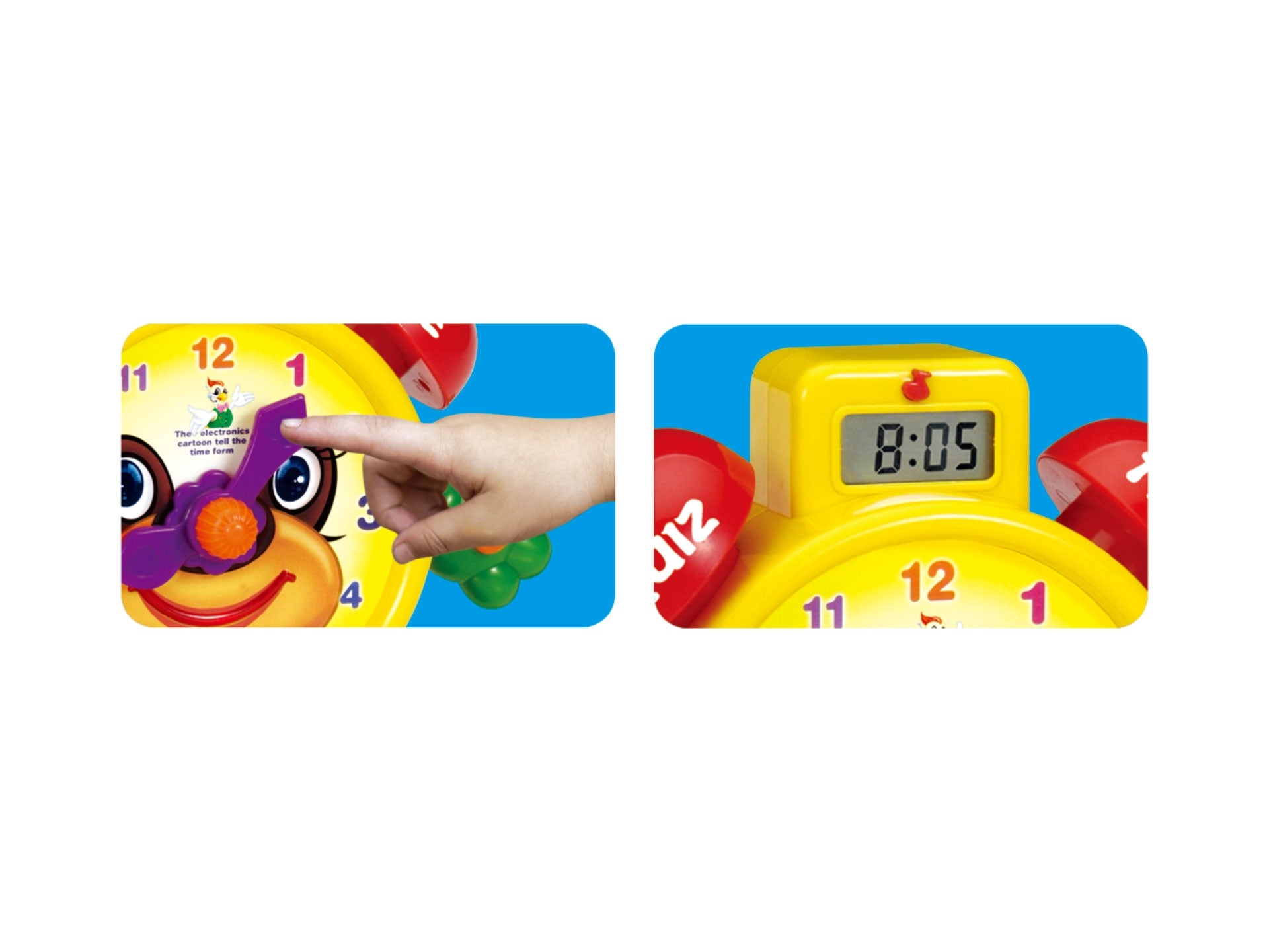 "Tell The Time" Time Teaching Clock Toy For Kids