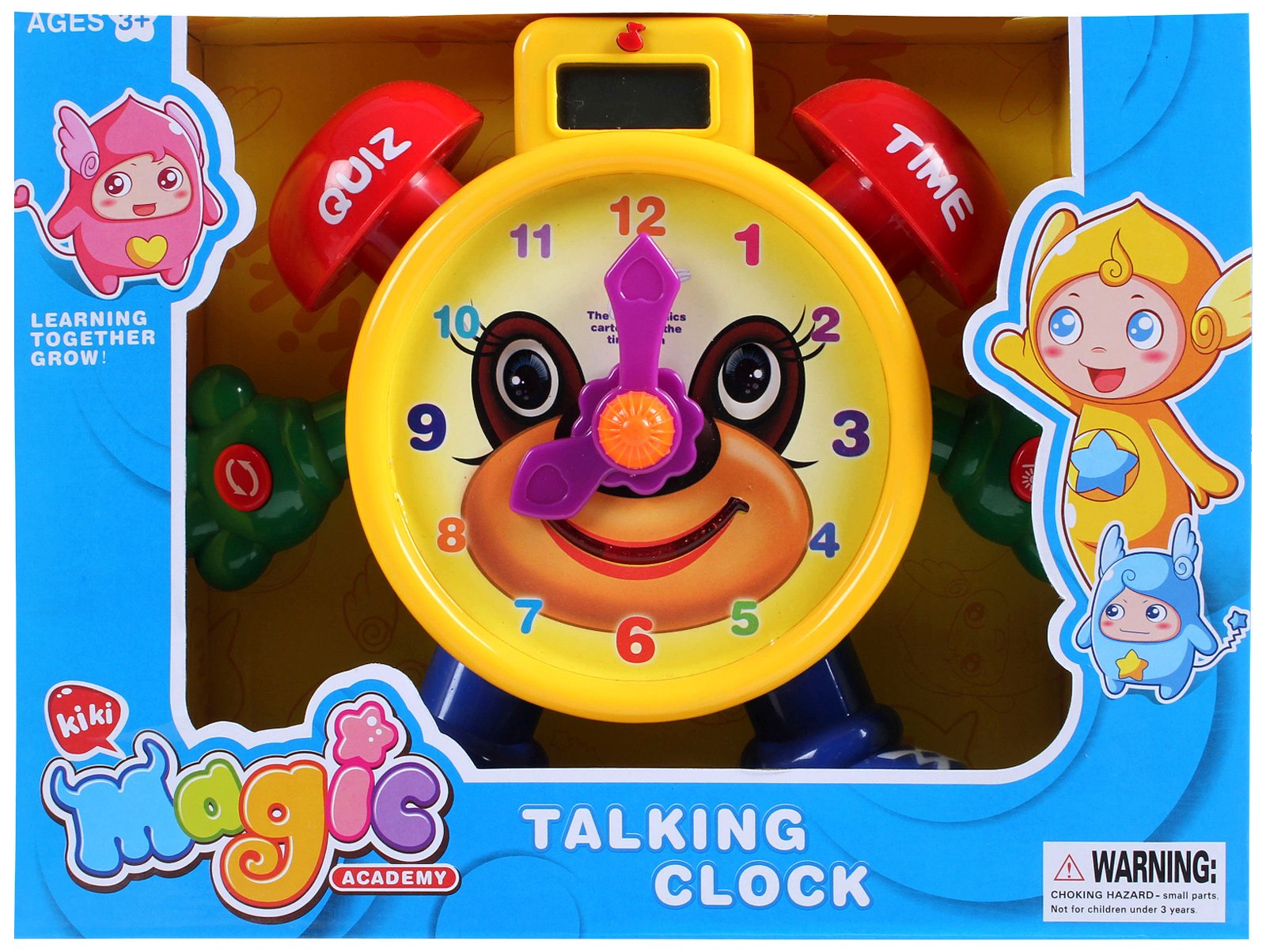 "Tell The Time" Time Teaching Clock Toy For Kids