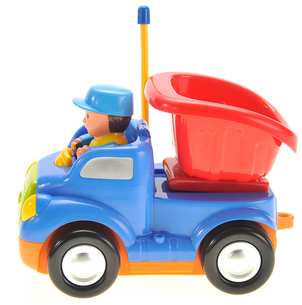 Cartoon RC Construction Car for Kids (Blue)