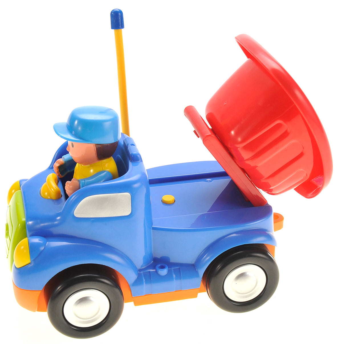 Cartoon RC Construction Car for Kids (Blue)