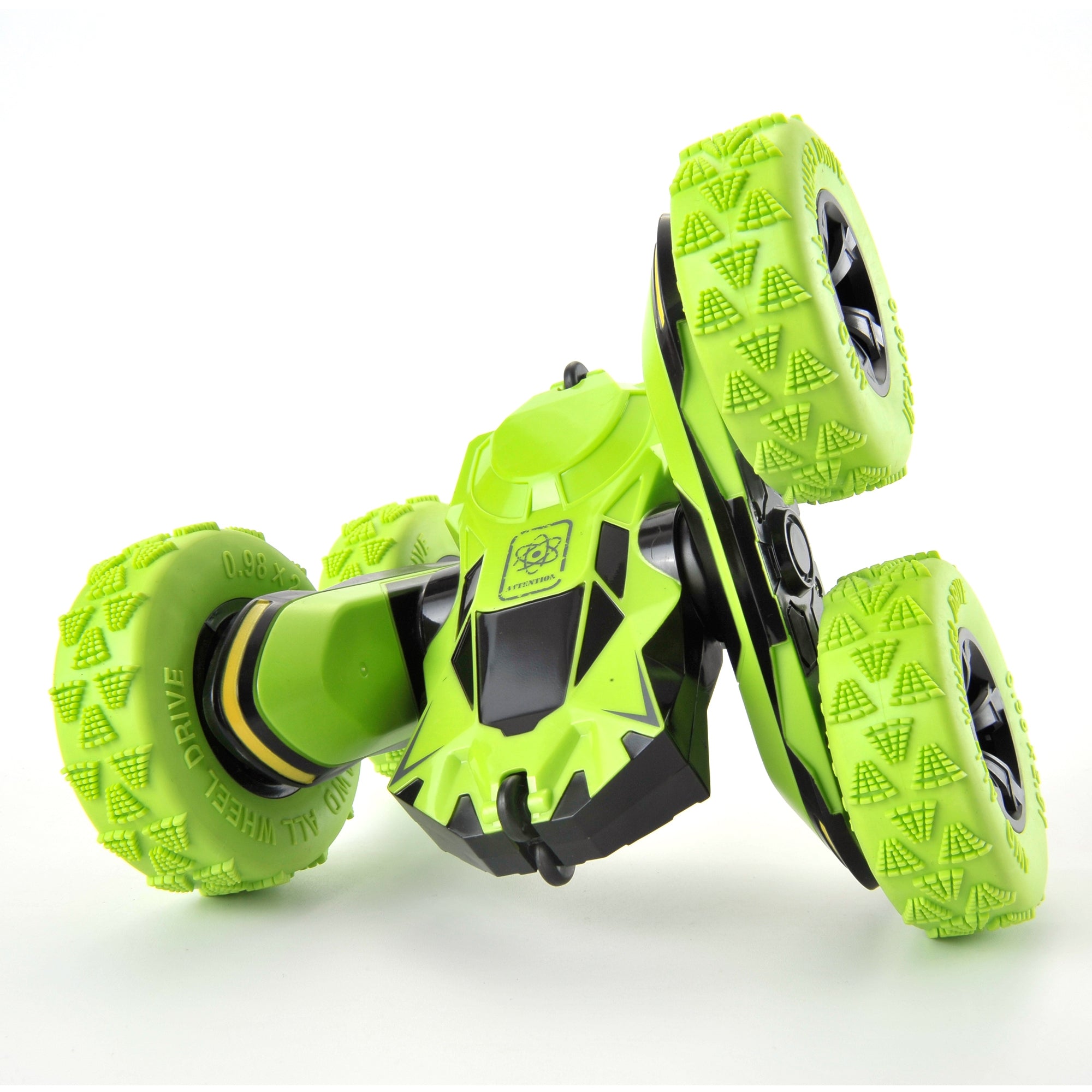 Remote Control Double Sided Stunt Car (Green)