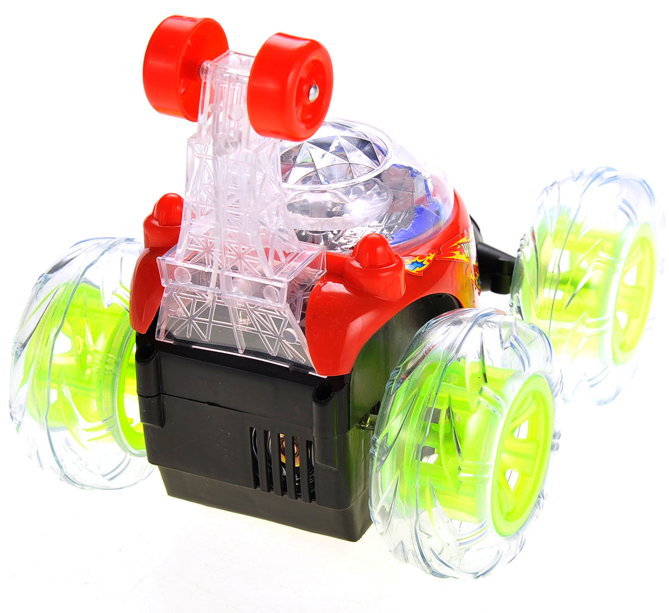 RC Stunt Twister Car w/ Light & Music (Red)