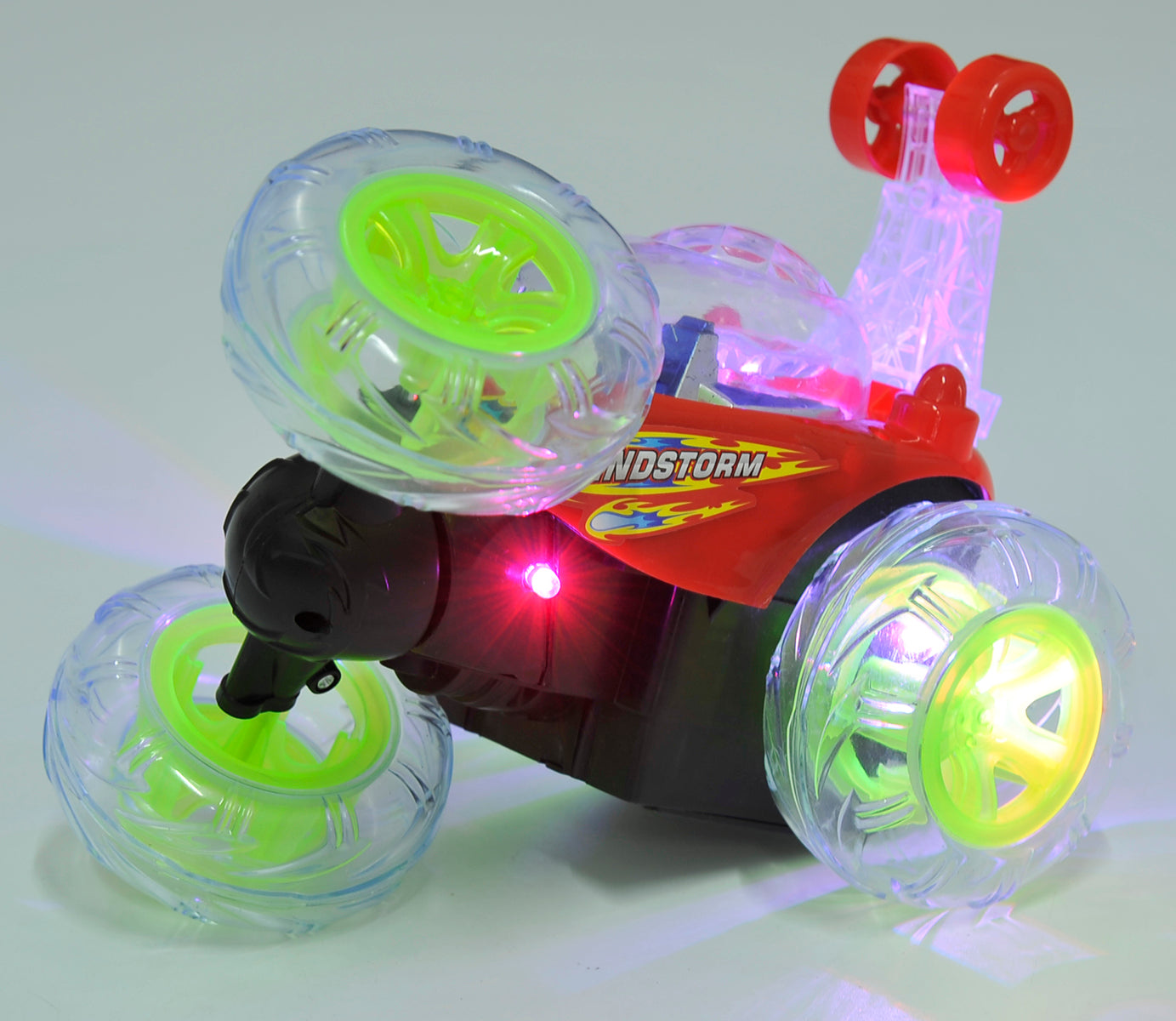 RC Stunt Twister Car w/ Light & Music (Red)