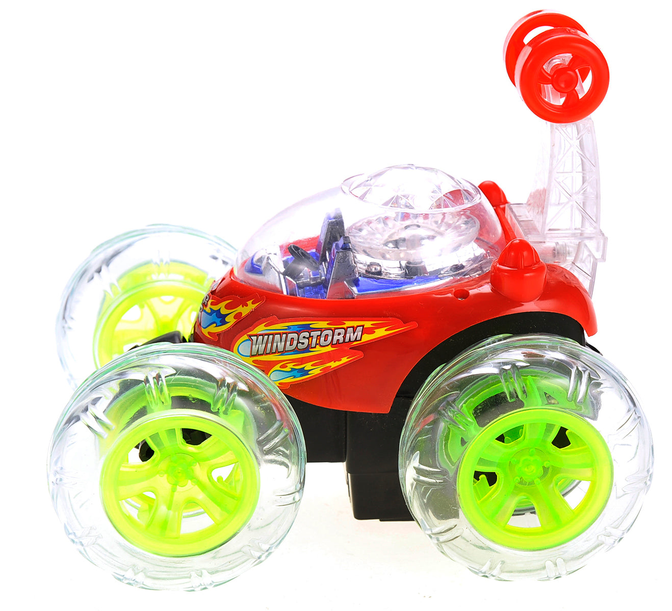 RC Stunt Twister Car w/ Light & Music (Red)