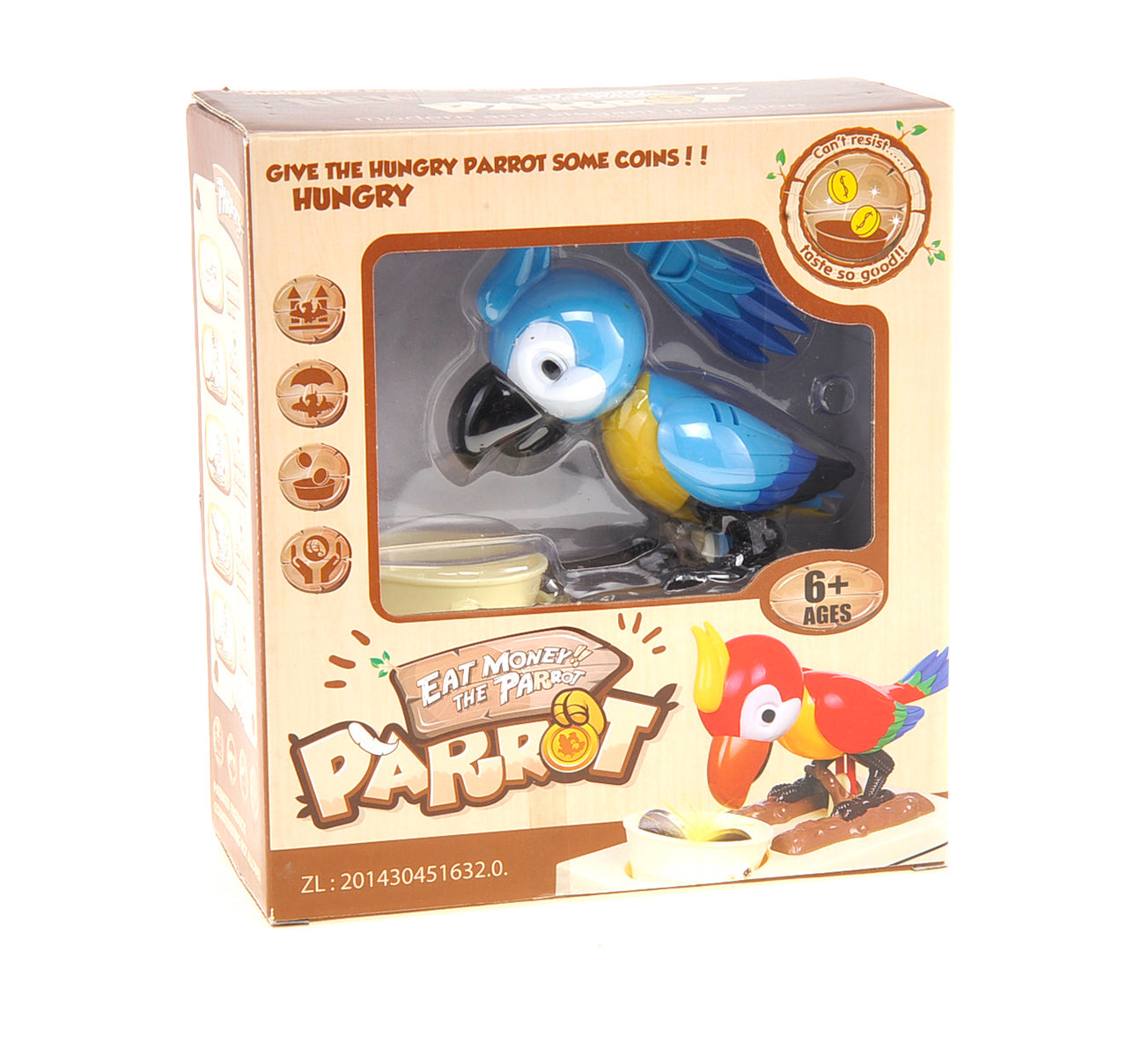 Parrot Coin Bank (Blue)