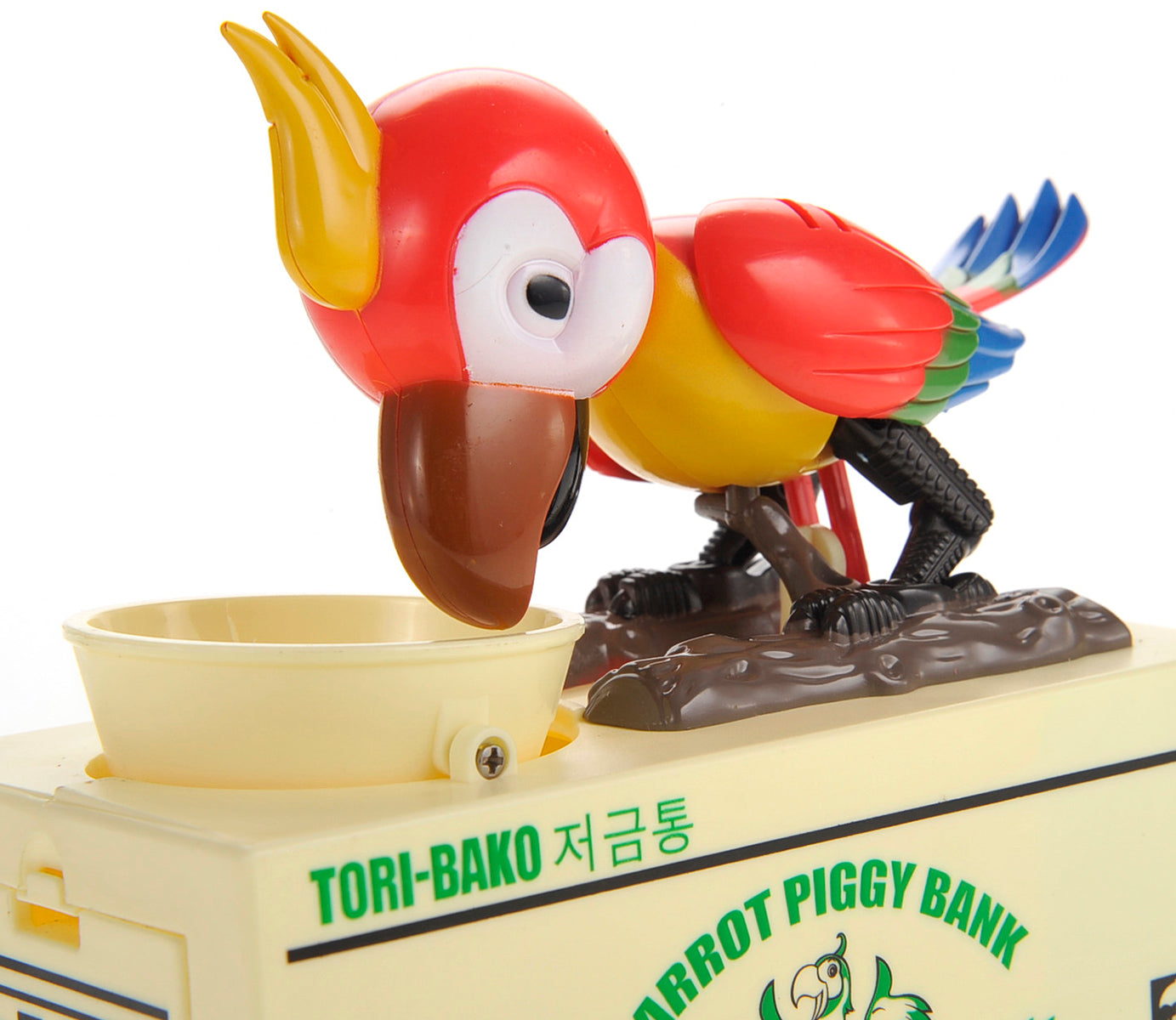 Parrot Coin Bank (Red)