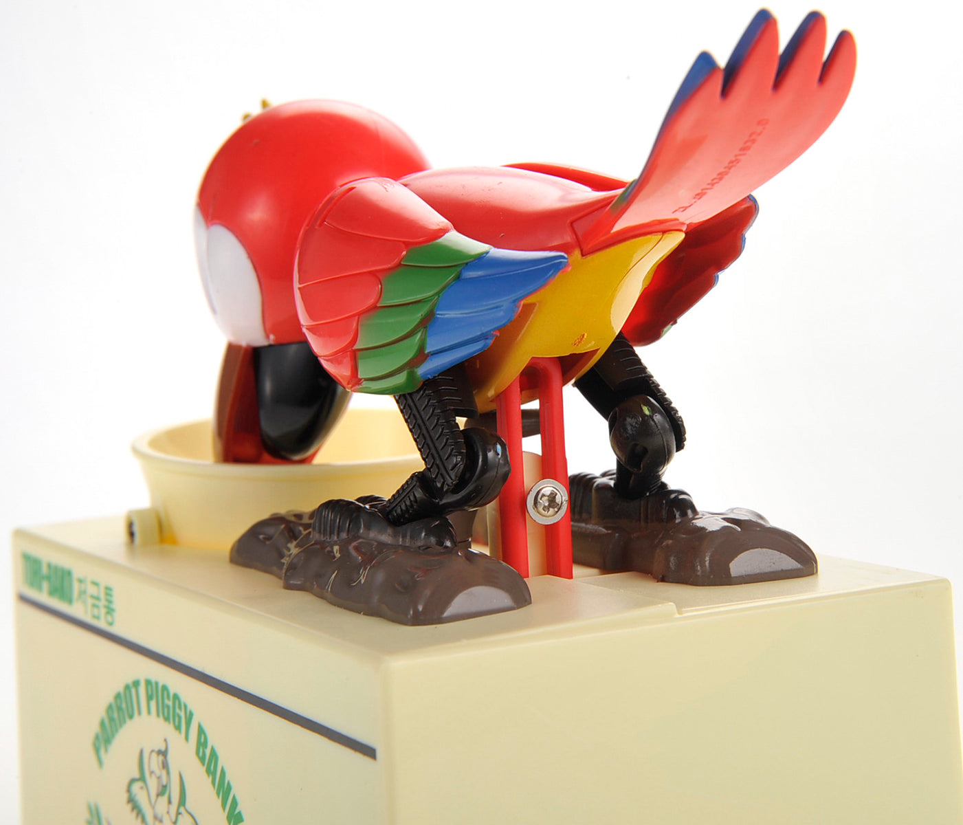 Parrot Coin Bank (Red)