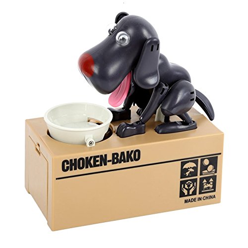 Dog Piggy Bank (Black)