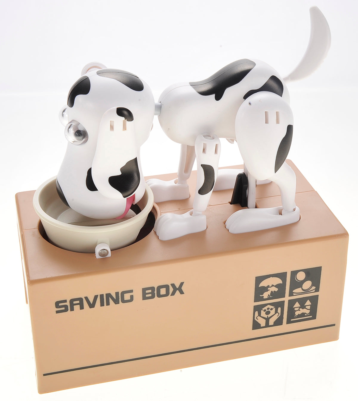 Dog Piggy Bank (Black White)