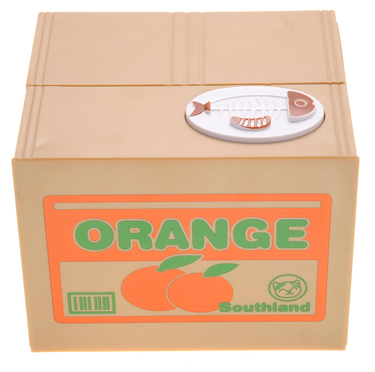 Orange Cat Coin Bank