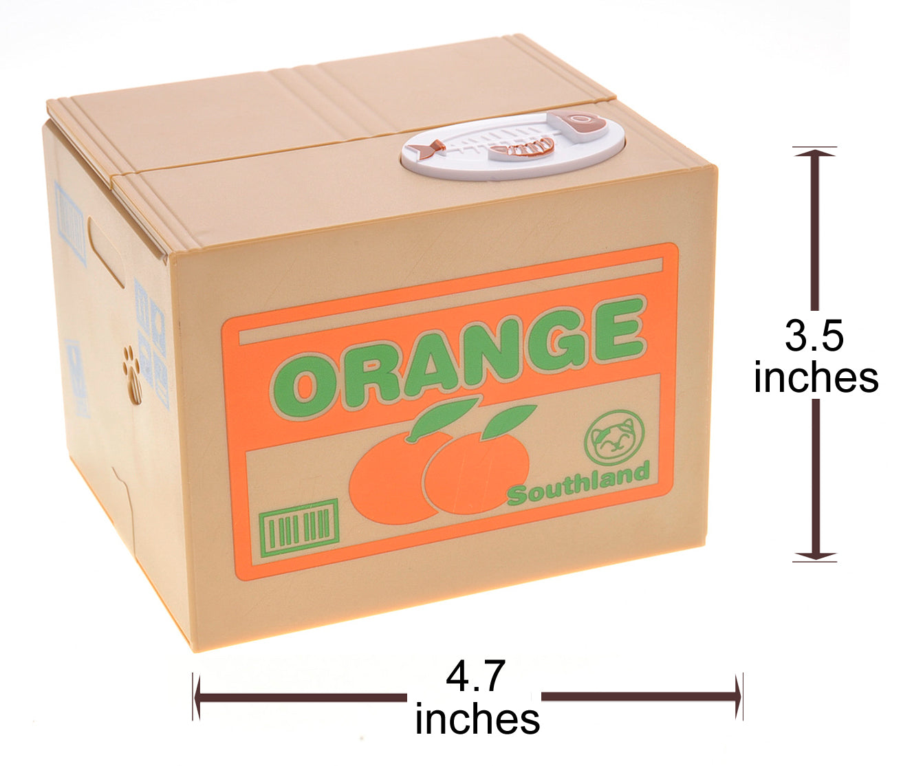 Orange Cat Coin Bank