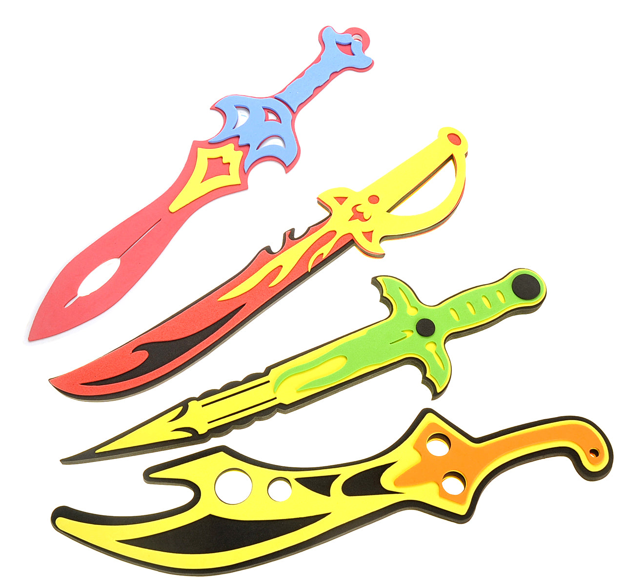 8 Pack Foam Swords Play Set