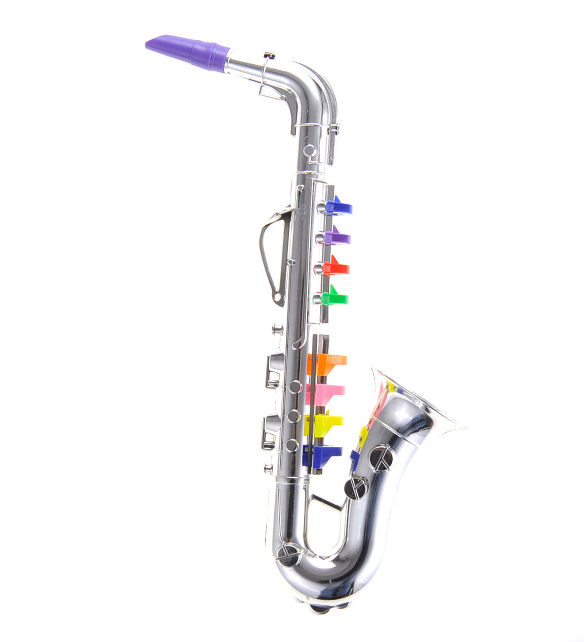 Saxophone With 8 Colored Keys