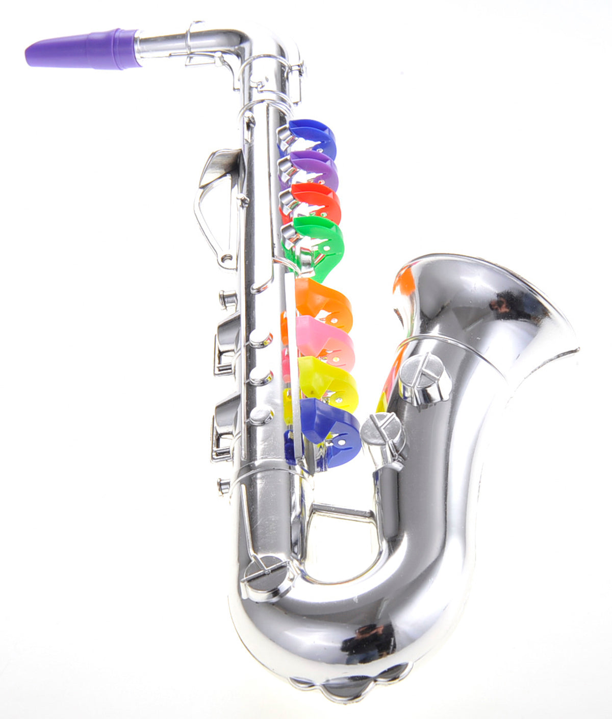 Saxophone With 8 Colored Keys