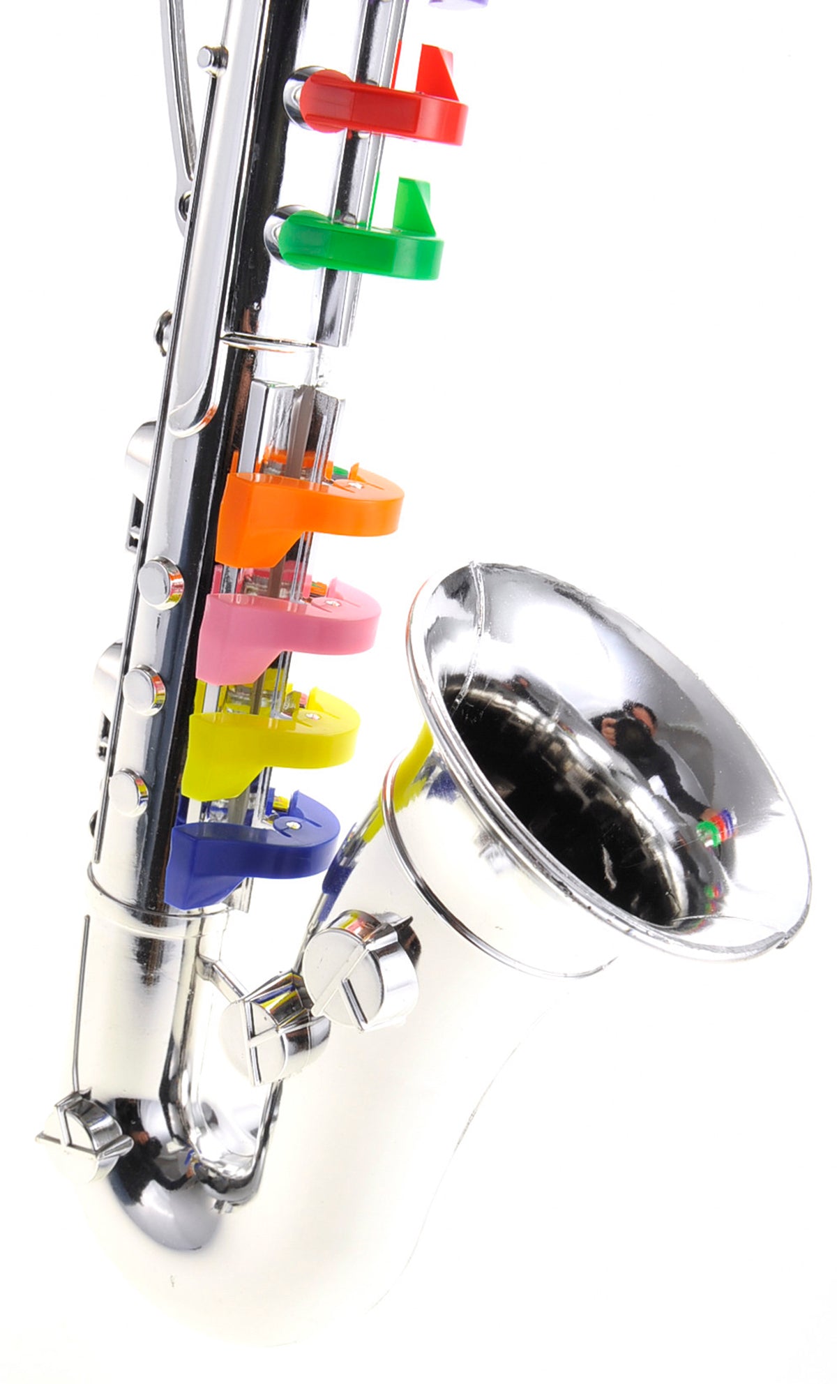 Saxophone With 8 Colored Keys