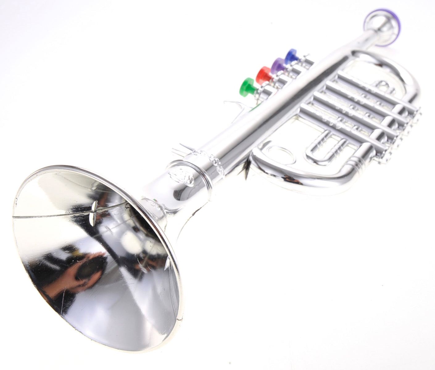 Trumpet With 4 Colored Keys