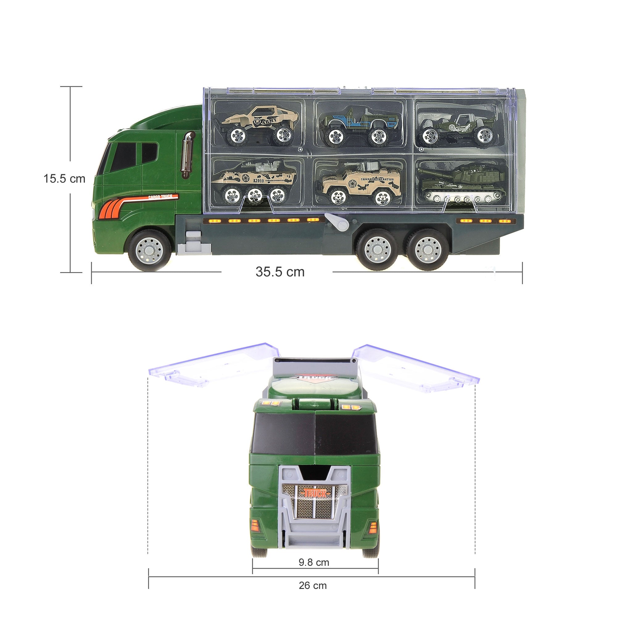 10 In 1 Military Vehicle Carrier Truck